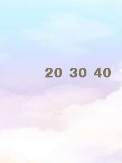 20 30 40