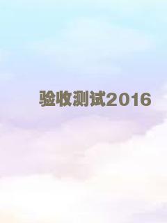 验收测试2016